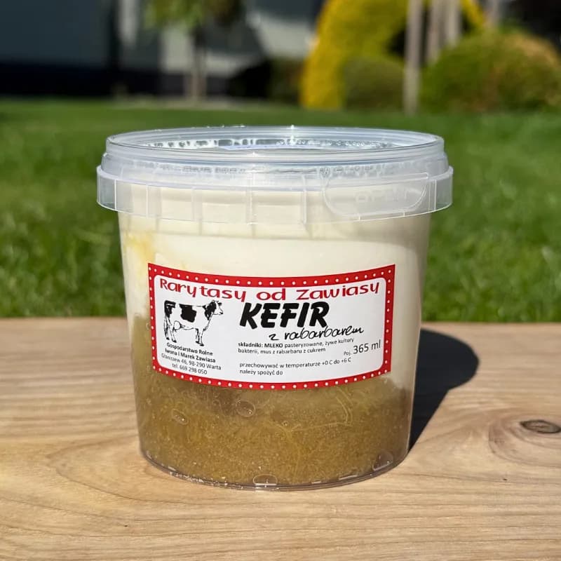 Kefir z rabarbarem 365 ml