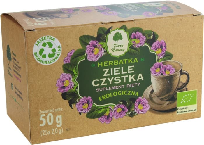 Herbatka ziele czystka BIO 25 szt. 50 g