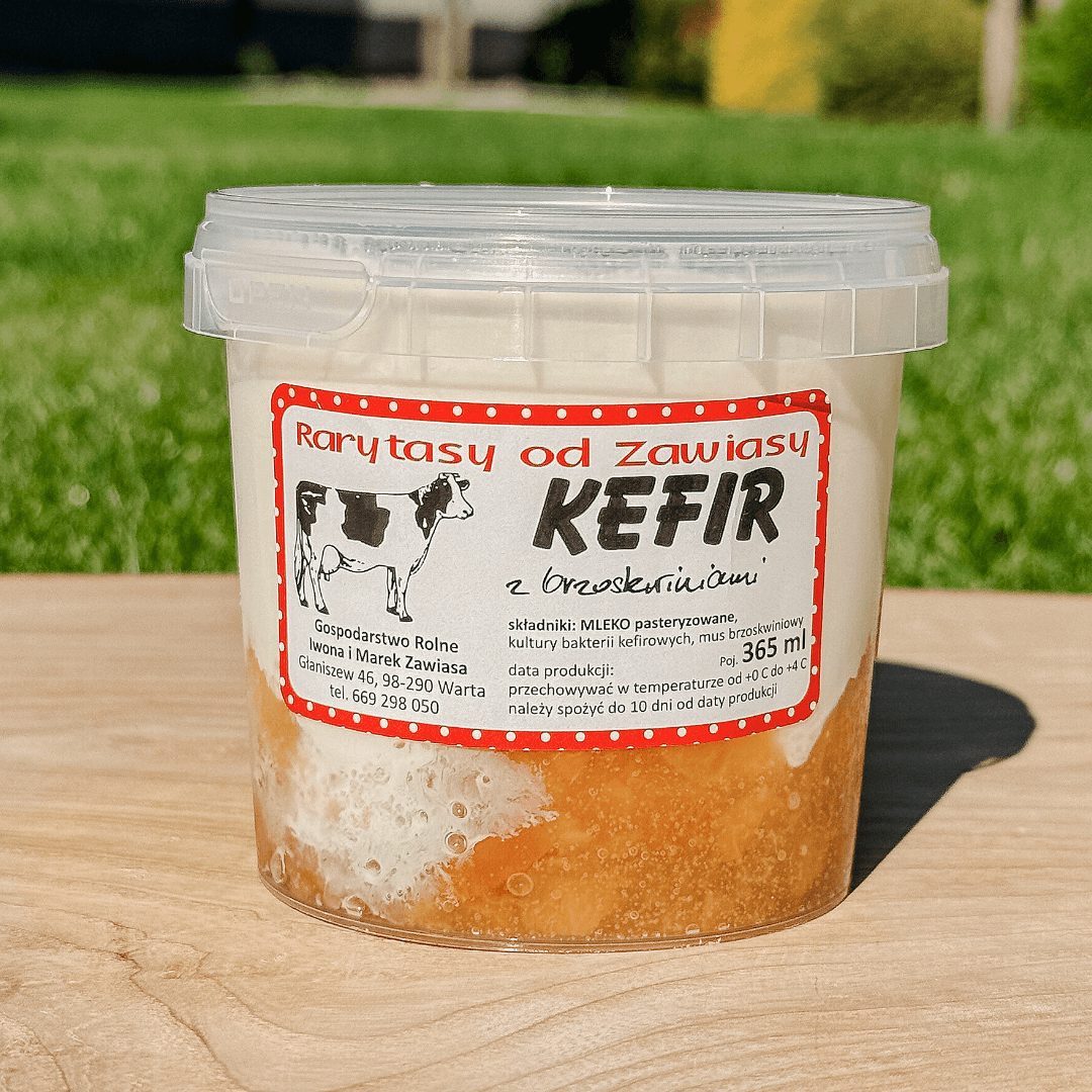 Kefir z brzoskwiniami 365 ml