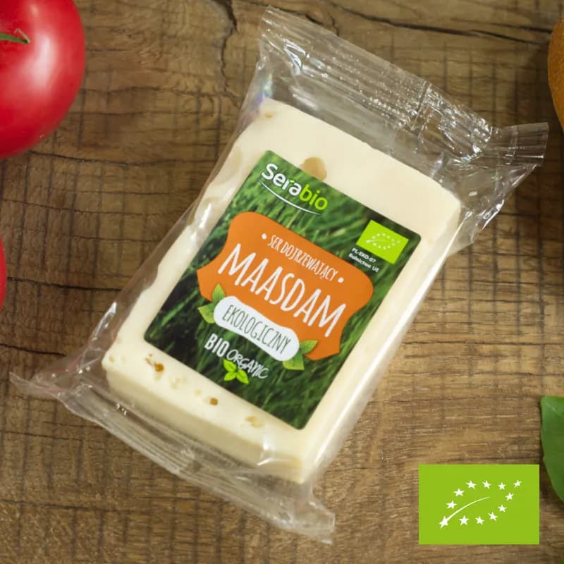 Ser Ekologiczny Maasdam kawałek 200 g