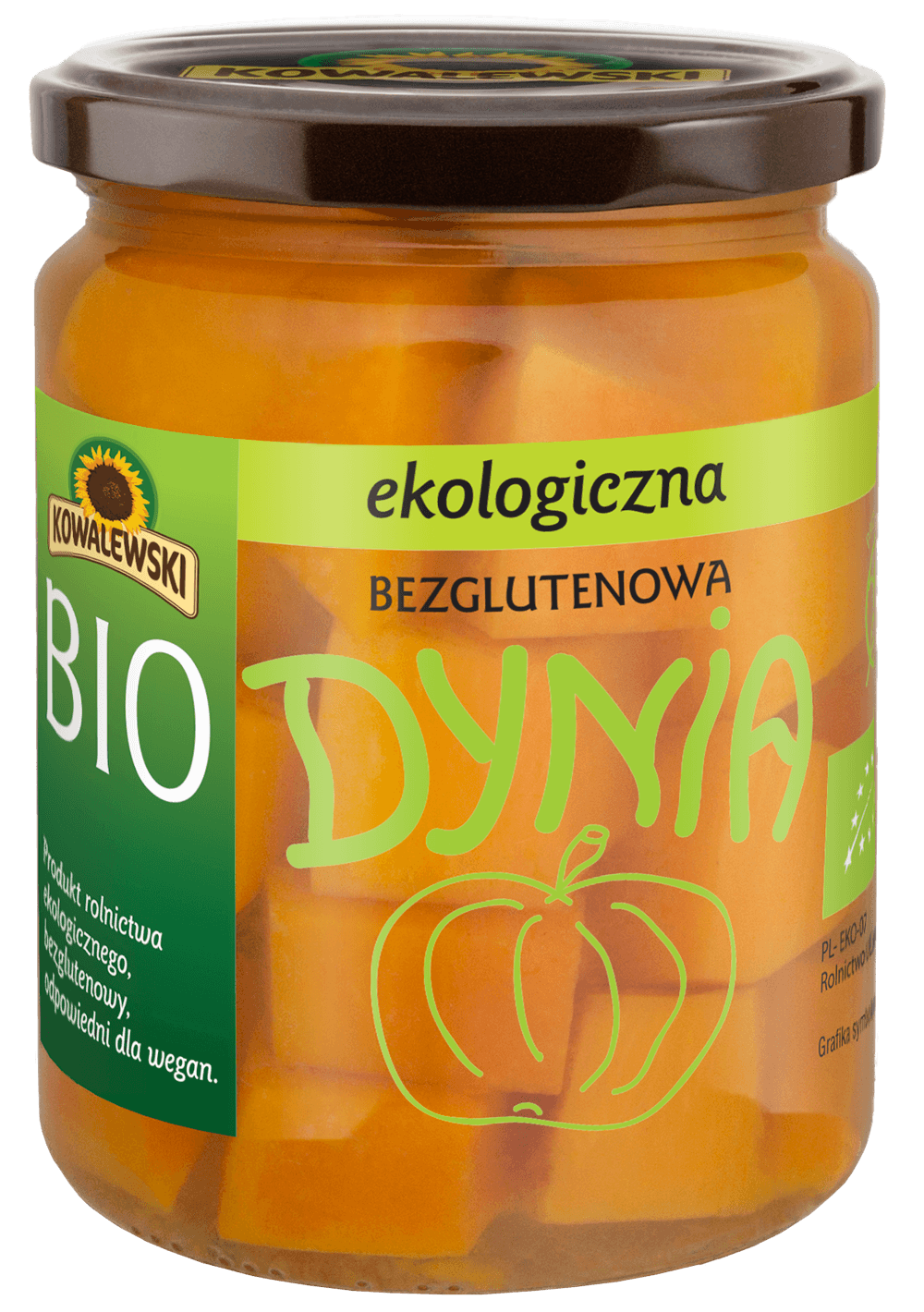 Dynia marynowana bezglutenowa BIO 540 ml