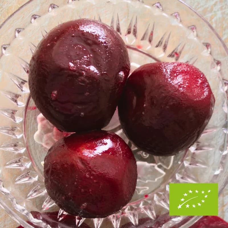 Buraczki czerwone gotowane na parze BIO ok. 500 g
