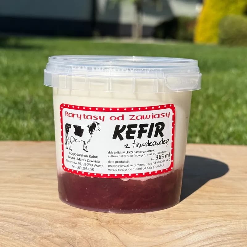 Kefir z truskawkami 365 ml