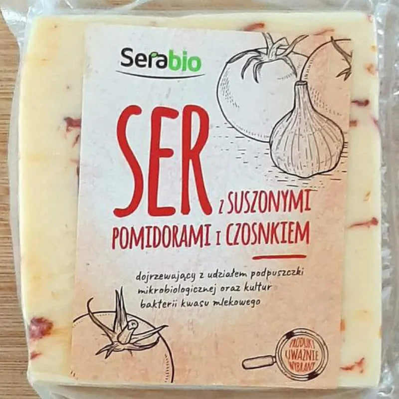 Ser z suszonymi pomidorami i czosnkiem w bloku 2 kg