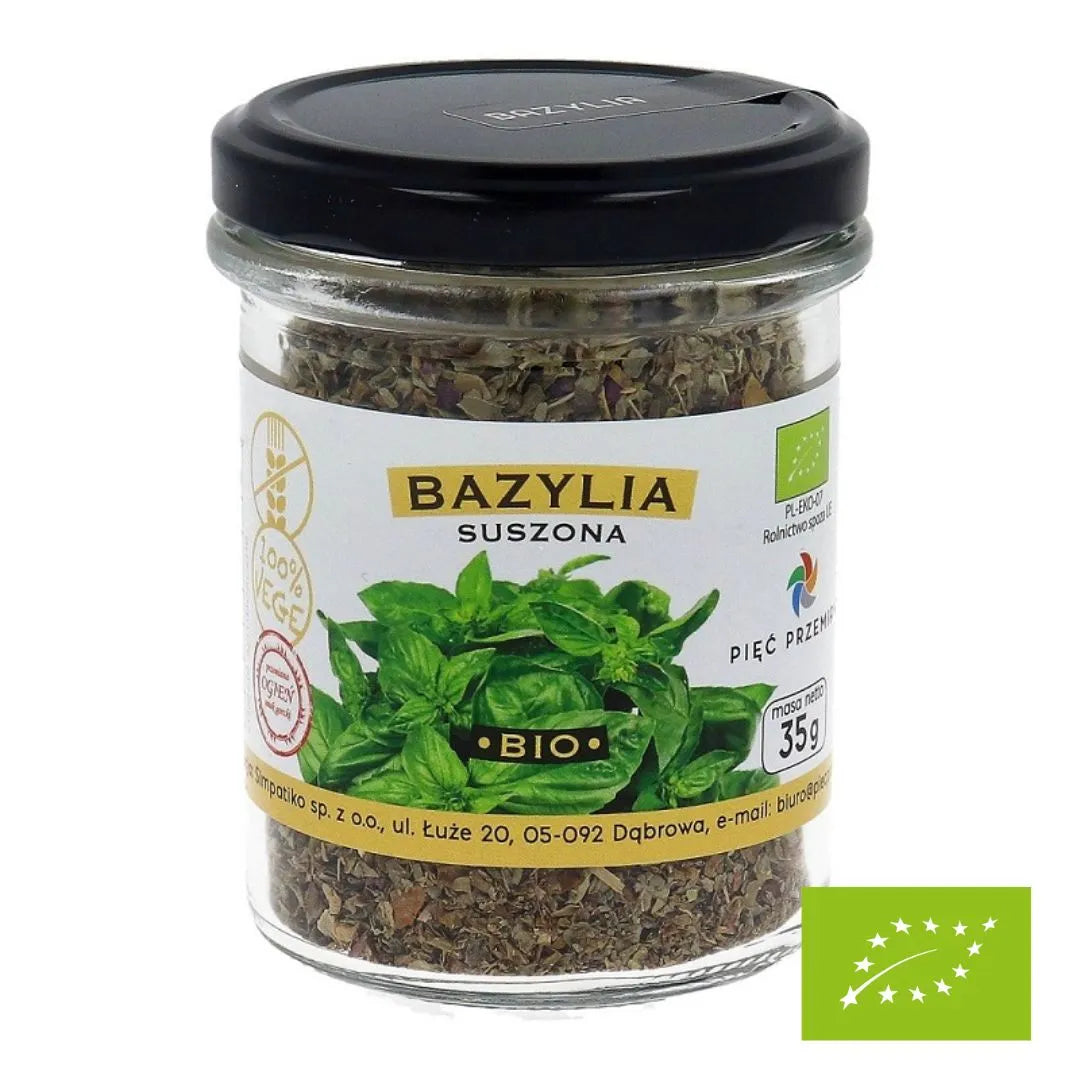 Bazylia suszona bezglutenowa BIO 35 g