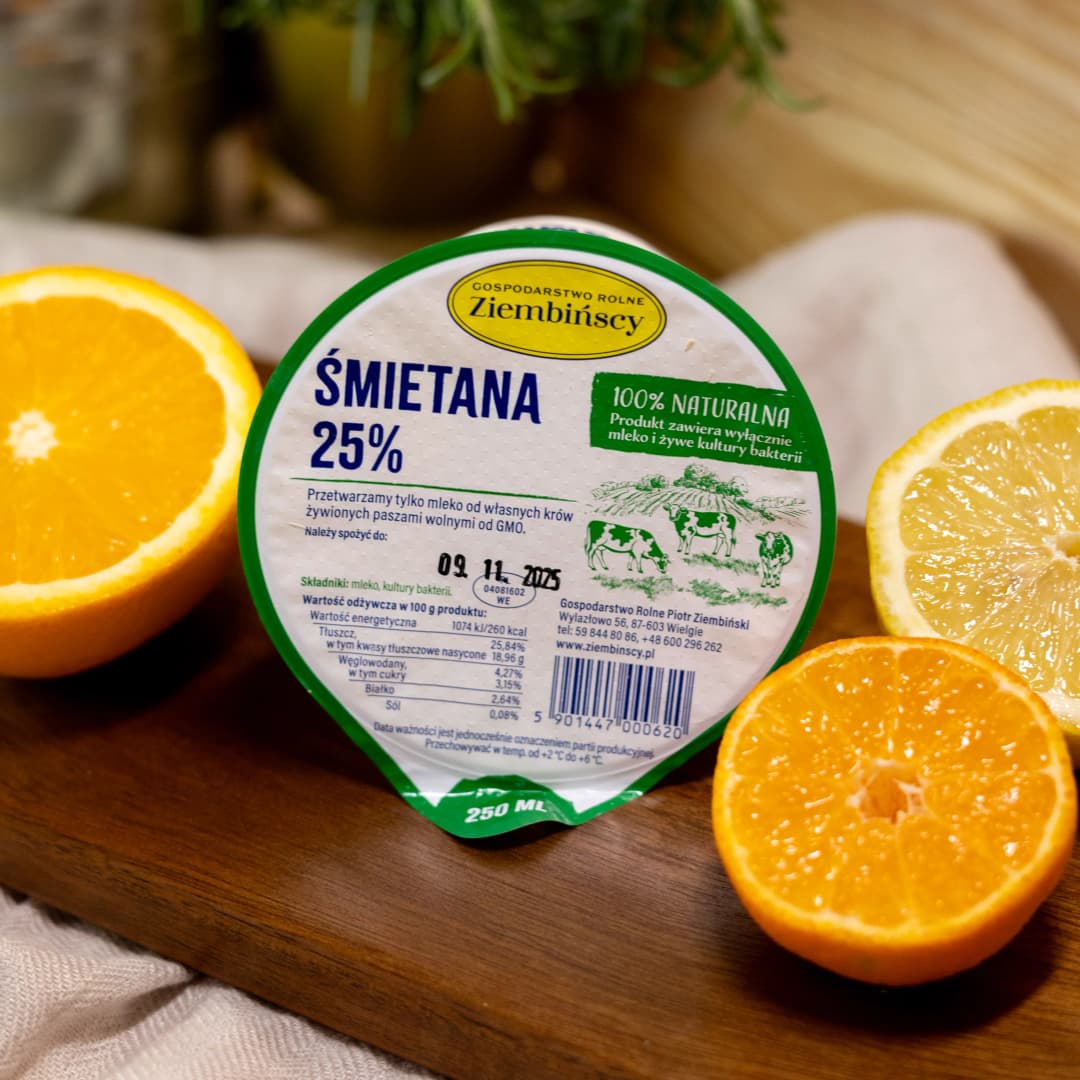 Śmietana 25% 250 ml