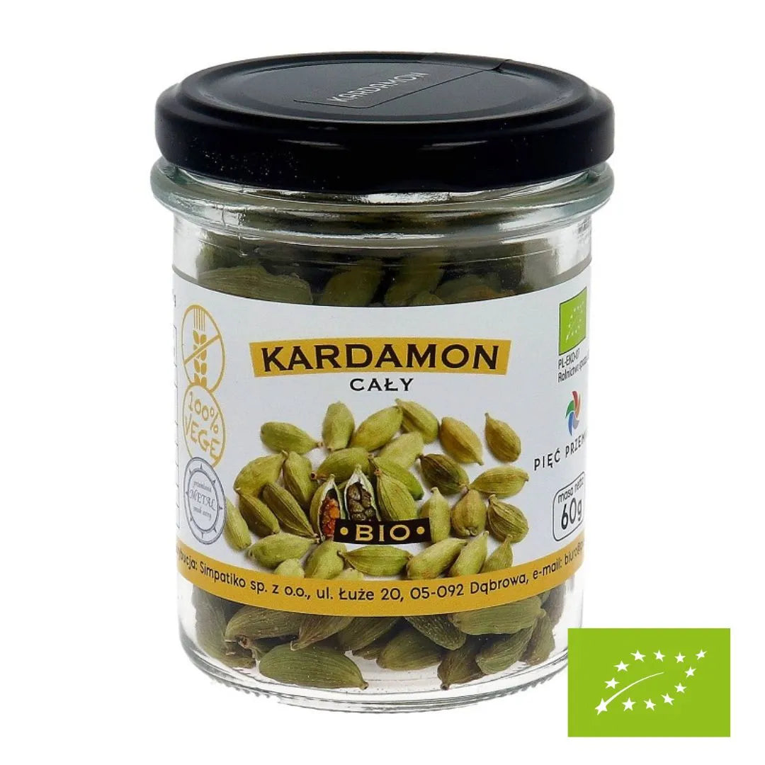 Kardamon cały bezglutenowy BIO 60 g