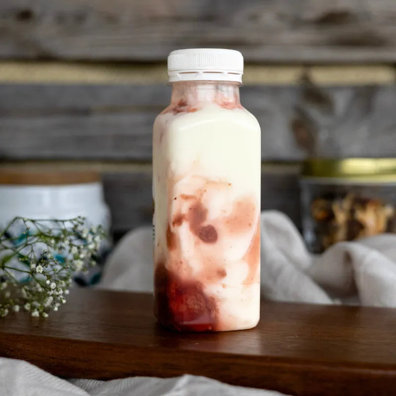 Jogurt krowi jerseyowy truskawkowy 250 ml