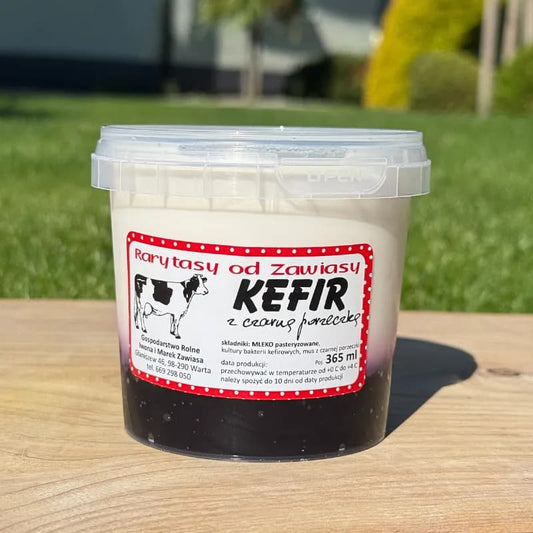 Kefir z czarną porzeczką 365 ml