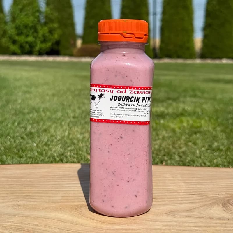 Jogurt pitny czarna porzeczka 250 ml