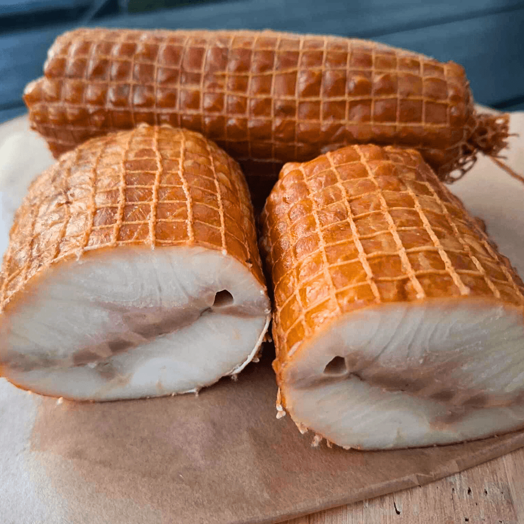 Polędwica z jesiotra wędzona na ciepło 300 g