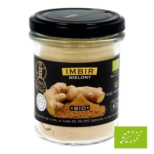 Imbir mielony bezglutenowy BIO 60 g
