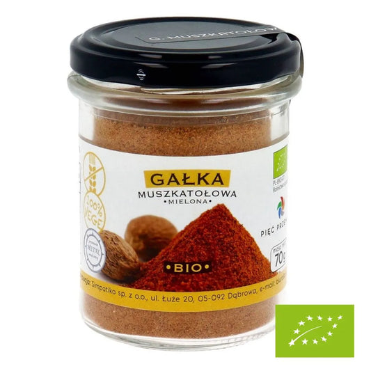 Gałka muszkatołowa mielona BIO 70 g