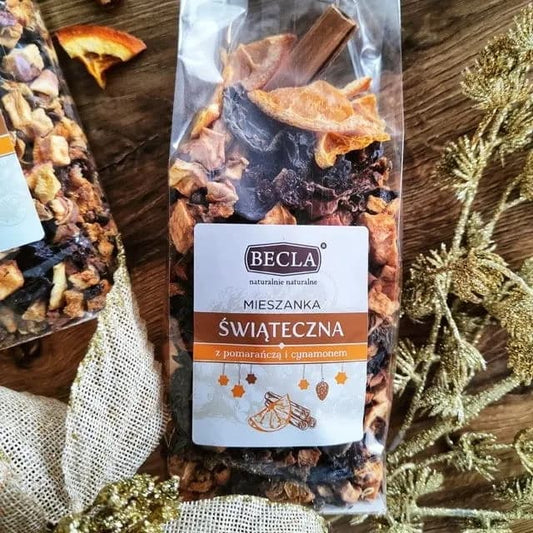 Świąteczna Rozkosz: Mieszanka z Pomarańczą i Cynamonem 250 g