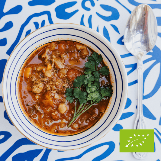 Pomidorowa zupa z karpiem EKO 495 g