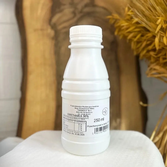 Śmietana 30% butelka 250 ml