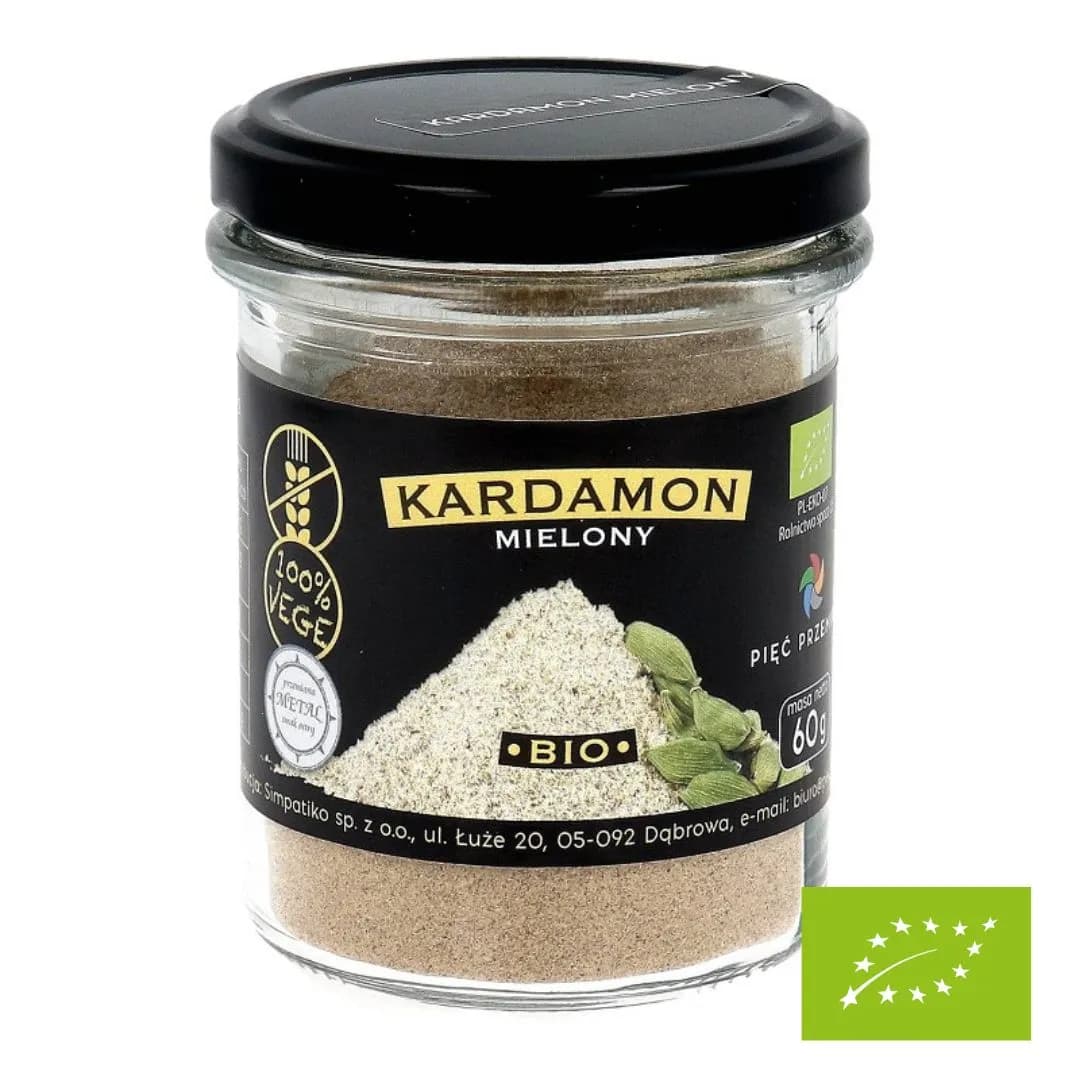 Kardamon mielony bezglutenowy BIO 60 g
