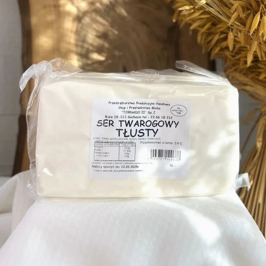 Twaróg tłusty ok. 0,80 kg