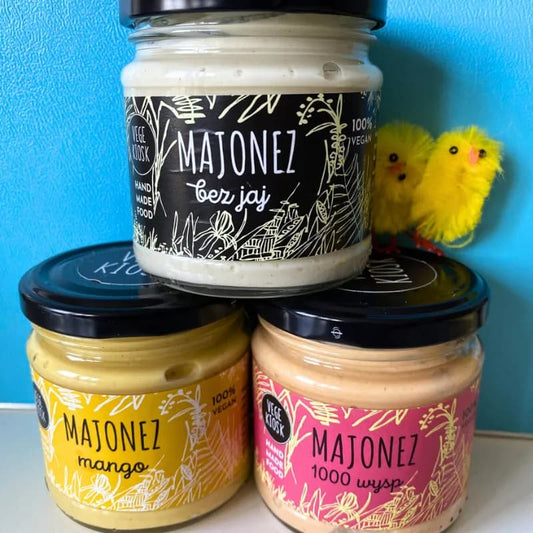 Zestaw majonezów roślinnych
