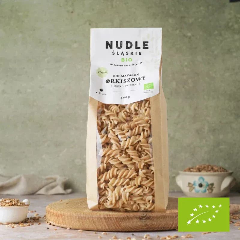 Makaron orkiszowy jasny BIO - świdry 400 g