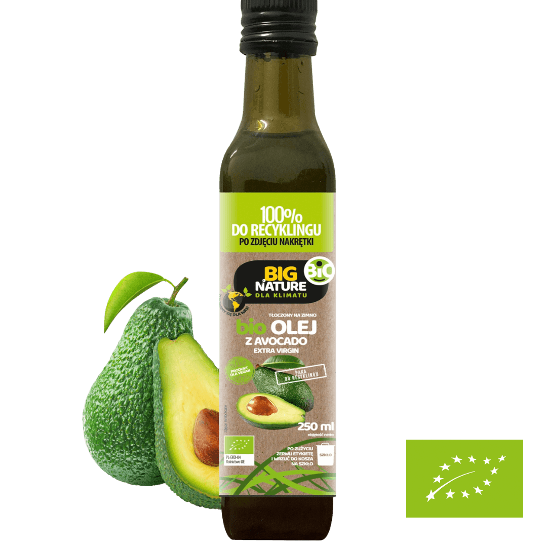 Olej z awokado tłoczony na zimno BIO 250 ml