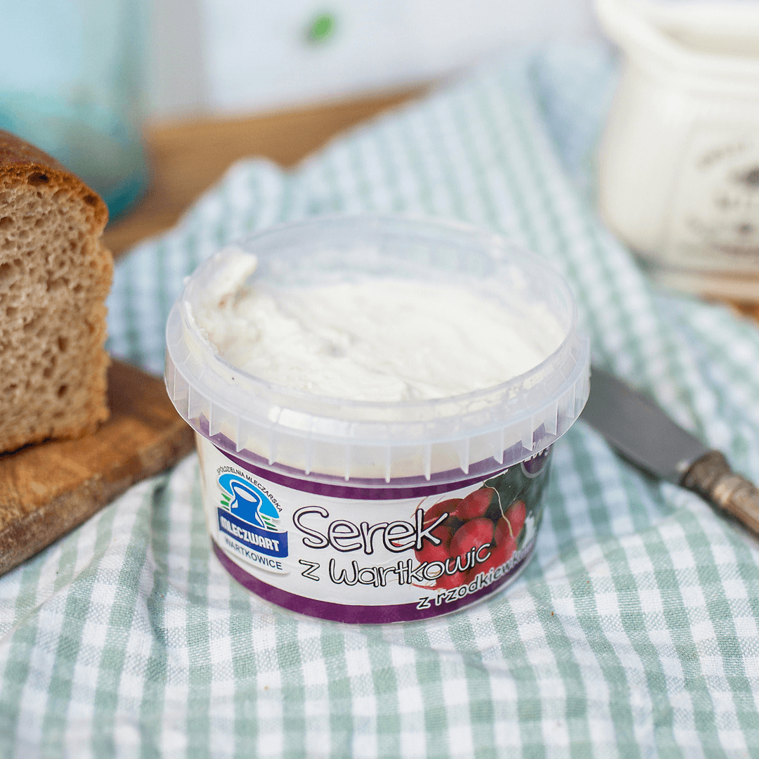 Serek z Wartkowic z rzodkiewką 200 g