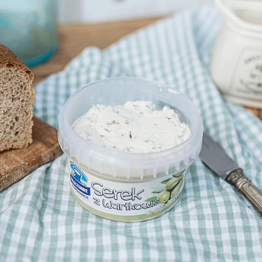 Serek z Wartkowic z oliwkami 200 g