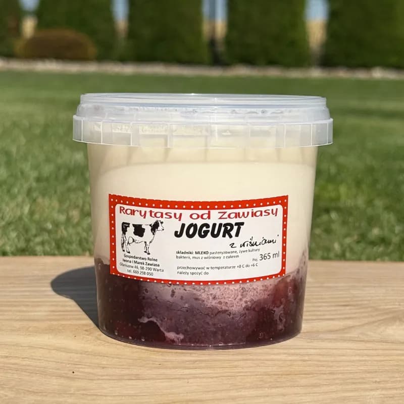 Jogurt owocowy wiśnia 365 ml