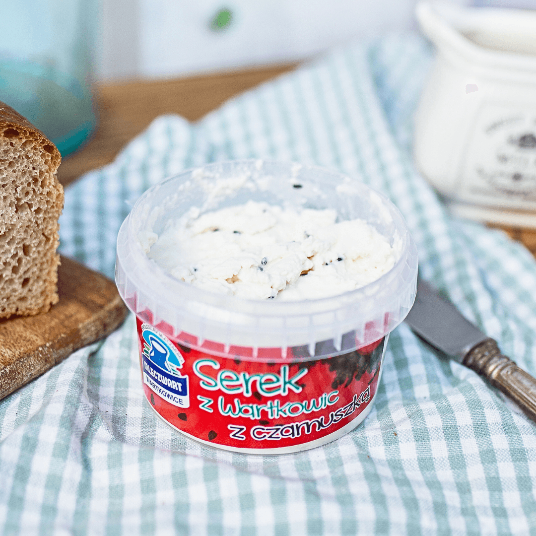 Serek z Wartkowic z czarnuszką 200 g