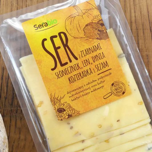 Ser z ziarnami w plastrach 125 g