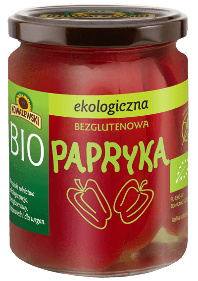 Papryka marynowana bezglutenowa BIO 540 ml