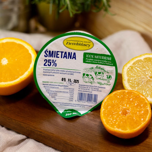 Śmietana 25% 250 ml