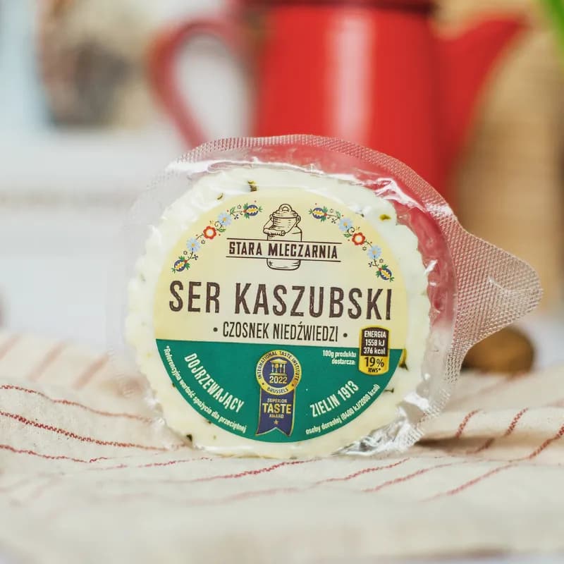 Ser Kaszubski z czosnkiem niedźwiedzim ok. 230 g