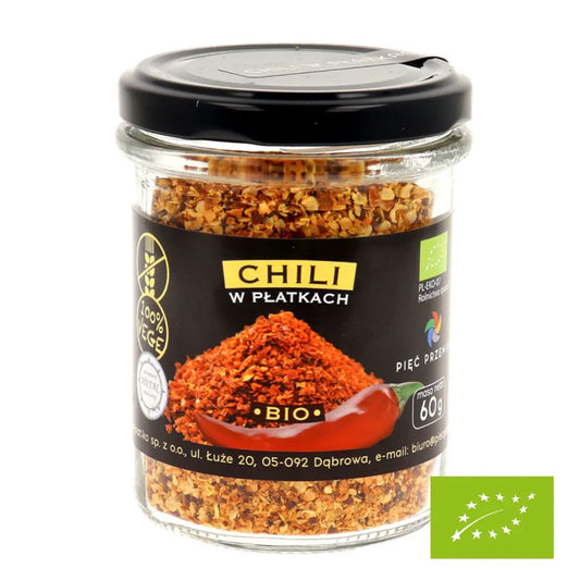 Chili płatki bezglutenowe BIO 60 g