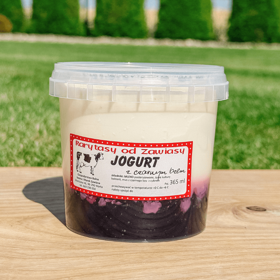 Jogurt owocowy czarny bez 365 ml