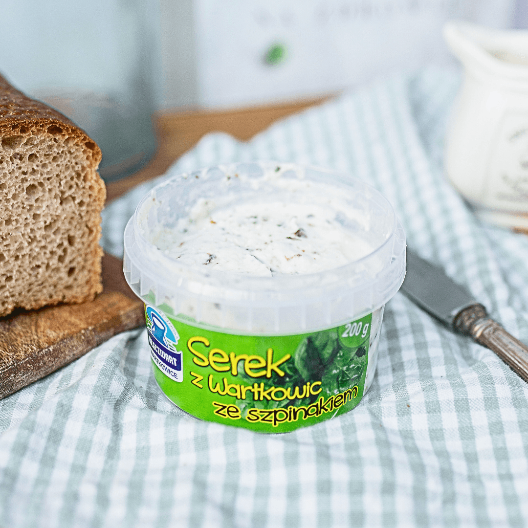 Serek z Wartkowic ze szpinakiem 200 g